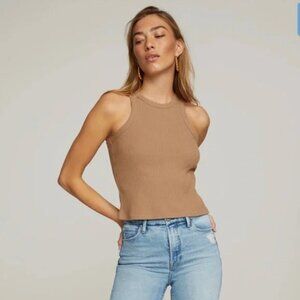 Good American‎ Classic 90s Tank Camel size 8/5x